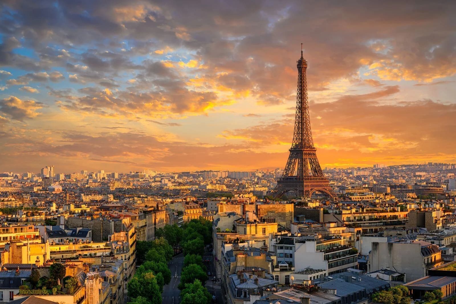 Eiffel Tower in Paris, France