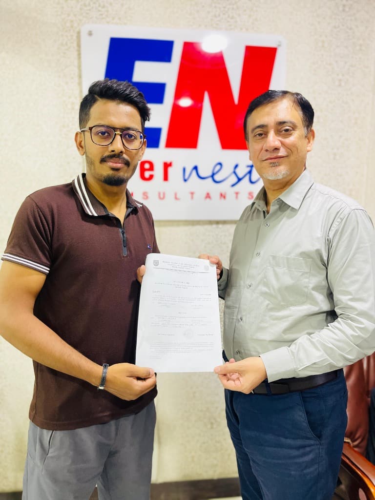 Syed Uneeb Ur Rehman - South Cyprus Study Visa Success